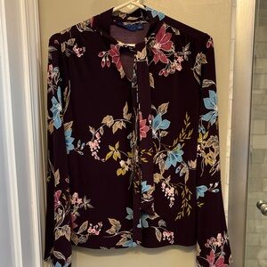 Floral Long Sleeve Women's Top